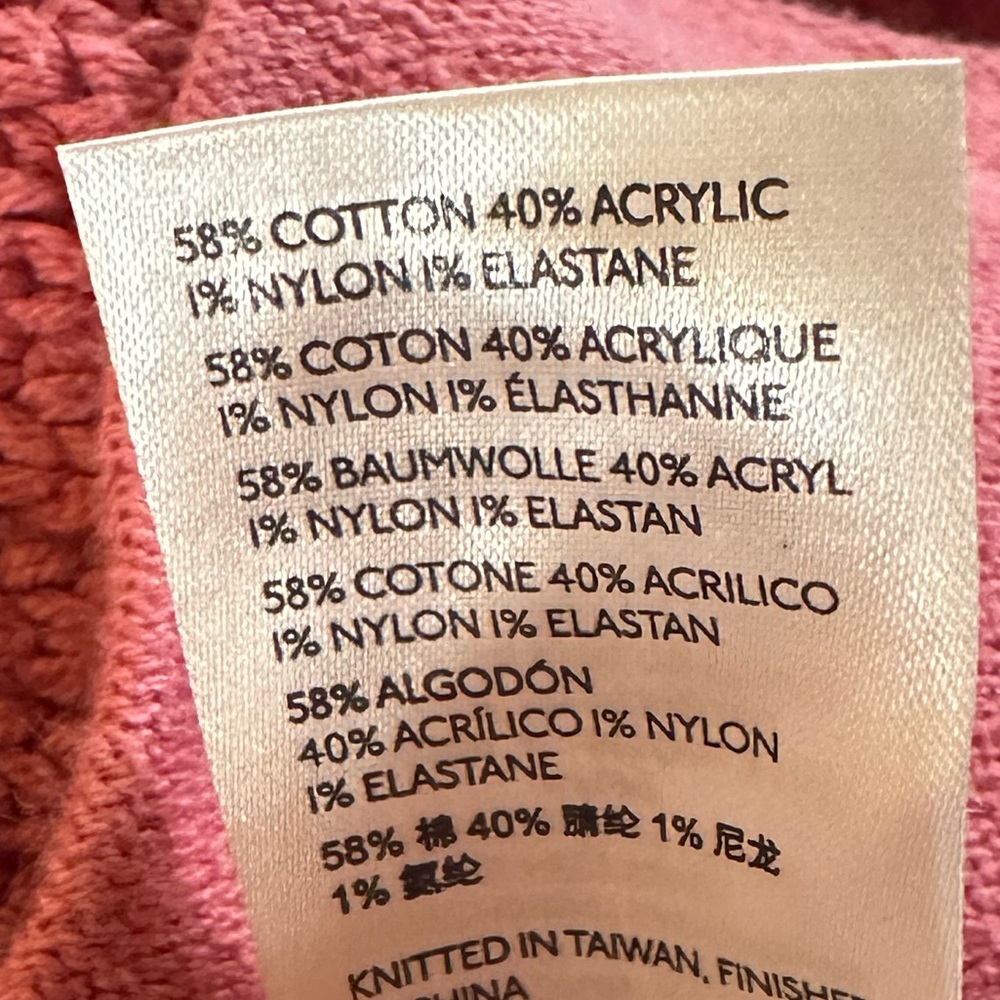 FREE PEOPLE Nightingale Cardigan in Rosette (blush pink) oversized sweater Small - Picture 7 of 10